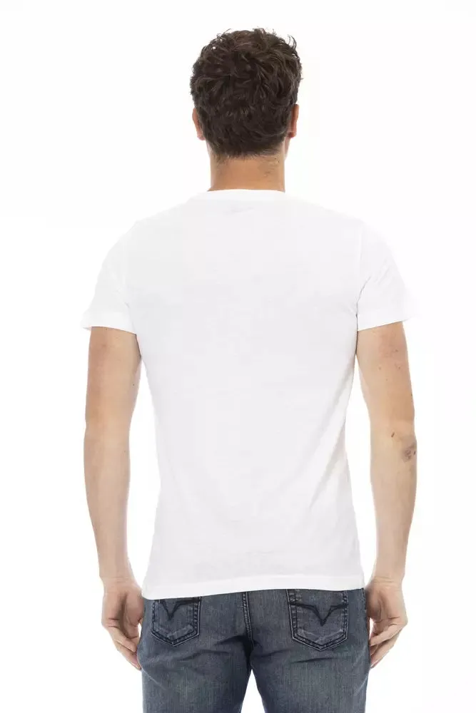 White Cotton Men TShirt sold by Louxly product image thumbnail 3