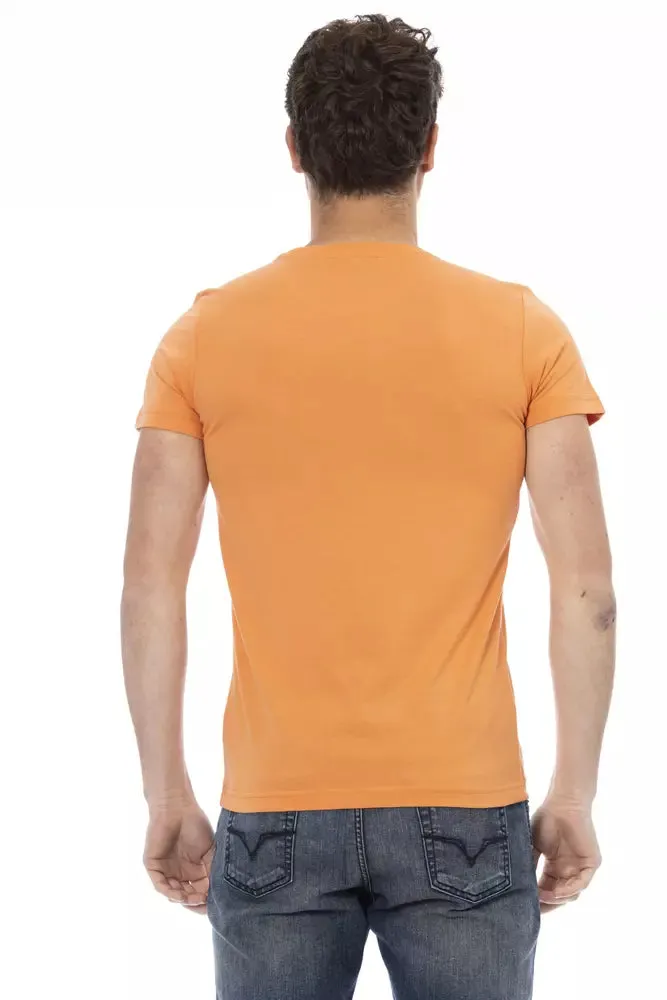 Orange Cotton Men T-Shirt sold by Louxly product image thumbnail 3