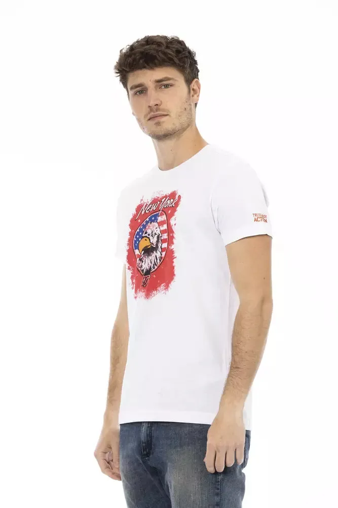 White Cotton Men T-Shirt sold by Louxly product image thumbnail 2