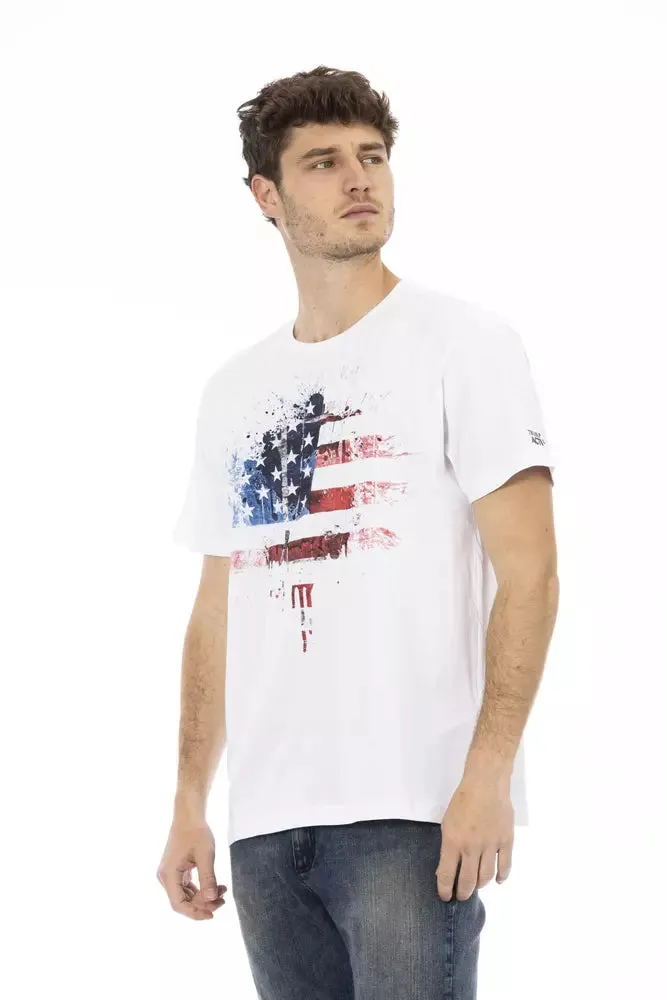 White Cotton Men T-Shirt sold by Louxly product image thumbnail 2
