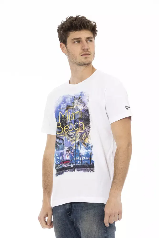 White Cotton Men T-Shirt sold by Louxly product image thumbnail 2