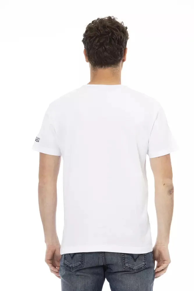 White Cotton Men T-Shirt sold by Louxly product image thumbnail 3