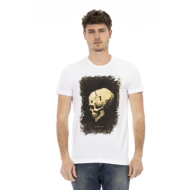 White Cotton Men's T-Shirt sold by Louxly