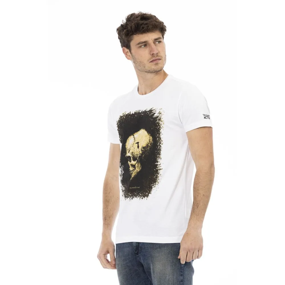 White Cotton Men's T-Shirt sold by Louxly product image thumbnail 2