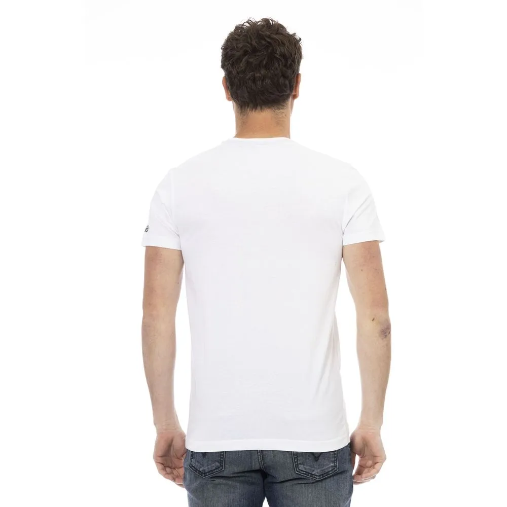 White Cotton Men's T-Shirt sold by Louxly product image thumbnail 3