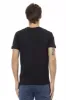 Black Cotton Men T-Shirt sold by Louxly