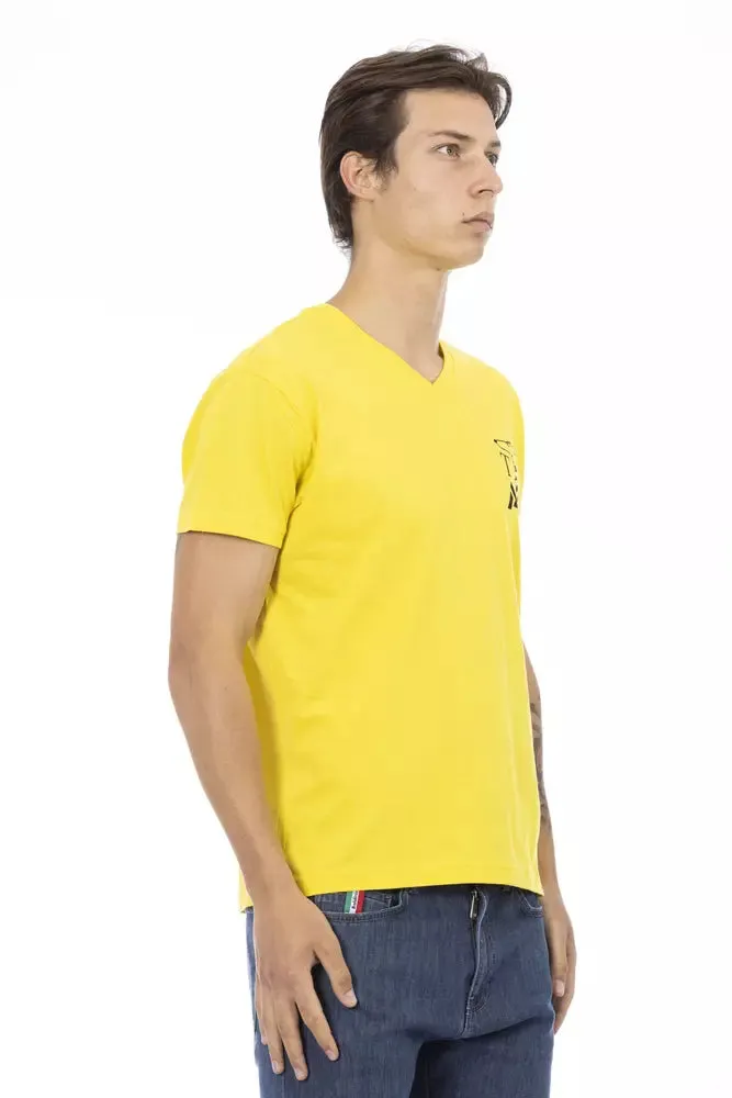 Yellow Cotton Men T-Shirt sold by Louxly product image thumbnail 2