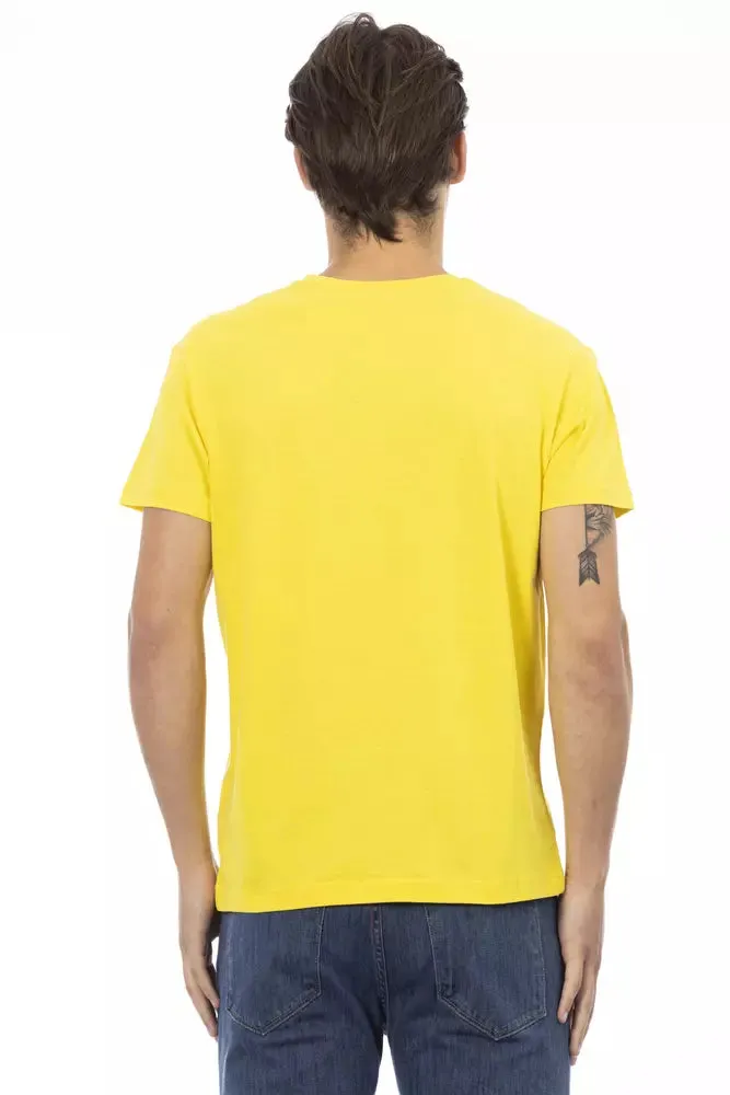 Yellow Cotton Men T-Shirt sold by Louxly product image thumbnail 3