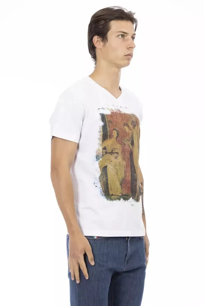 White Cotton Men T-Shirt sold by Louxly product image thumbnail 2