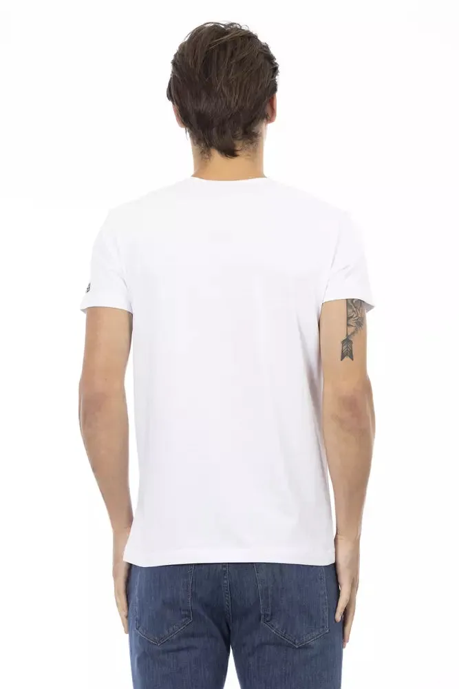 White Cotton Men T-Shirt sold by Louxly product image thumbnail 3
