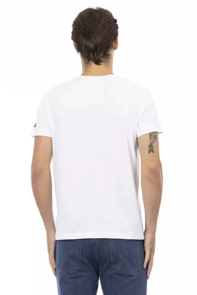 White Cotton Men T-Shirt sold by Louxly product image thumbnail 3
