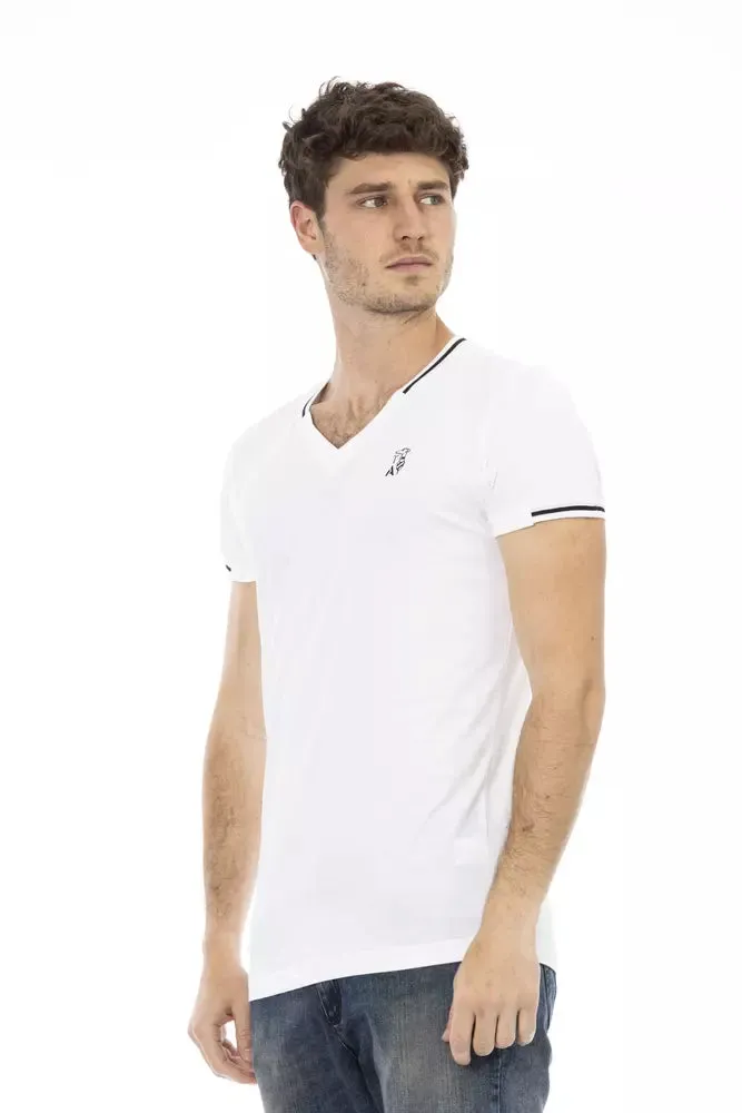 White Cotton Men T-Shirt sold by Louxly product image thumbnail 2