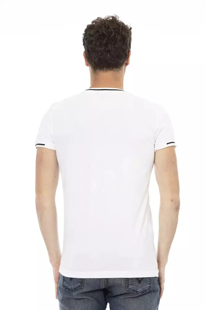 White Cotton Men T-Shirt sold by Louxly product image thumbnail 3