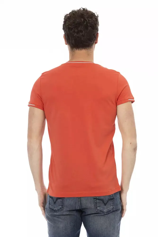 Orange Cotton Men T-Shirt sold by Louxly product image thumbnail 3
