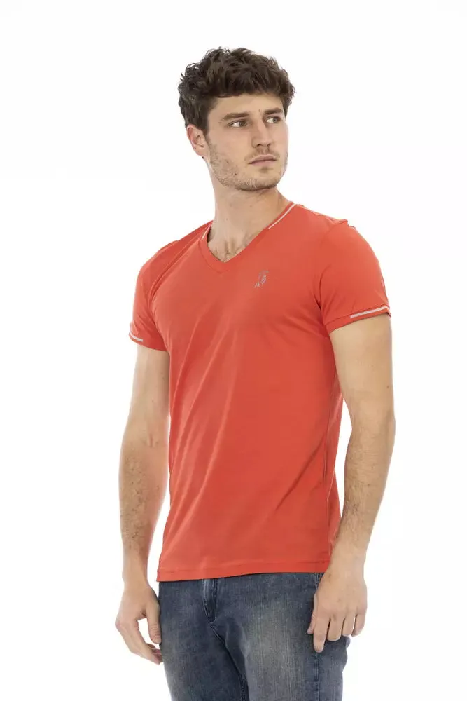 Orange Cotton Men T-Shirt sold by Louxly product image thumbnail 2