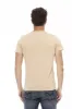 Beige Cotton Men T-Shirt sold by Louxly