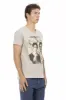 Beige Cotton Men T-Shirt sold by Louxly