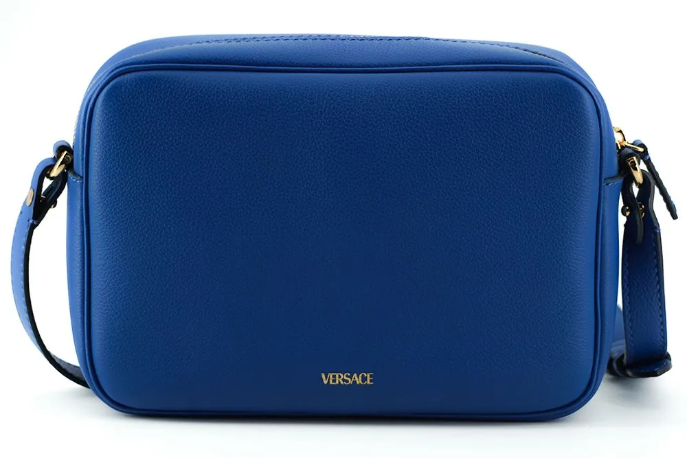 Elegant Blue Calf Leather Camera Case Bag sold by Louxly product image thumbnail 2
