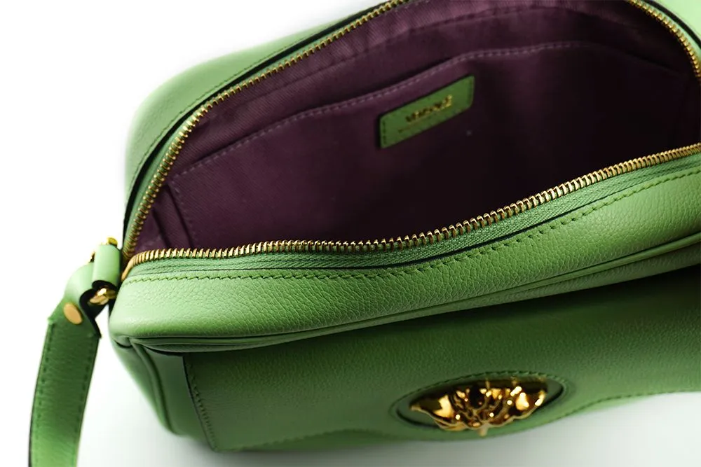 Elegant Mint Green Leather Camera Case Bag sold by Louxly product image thumbnail 4