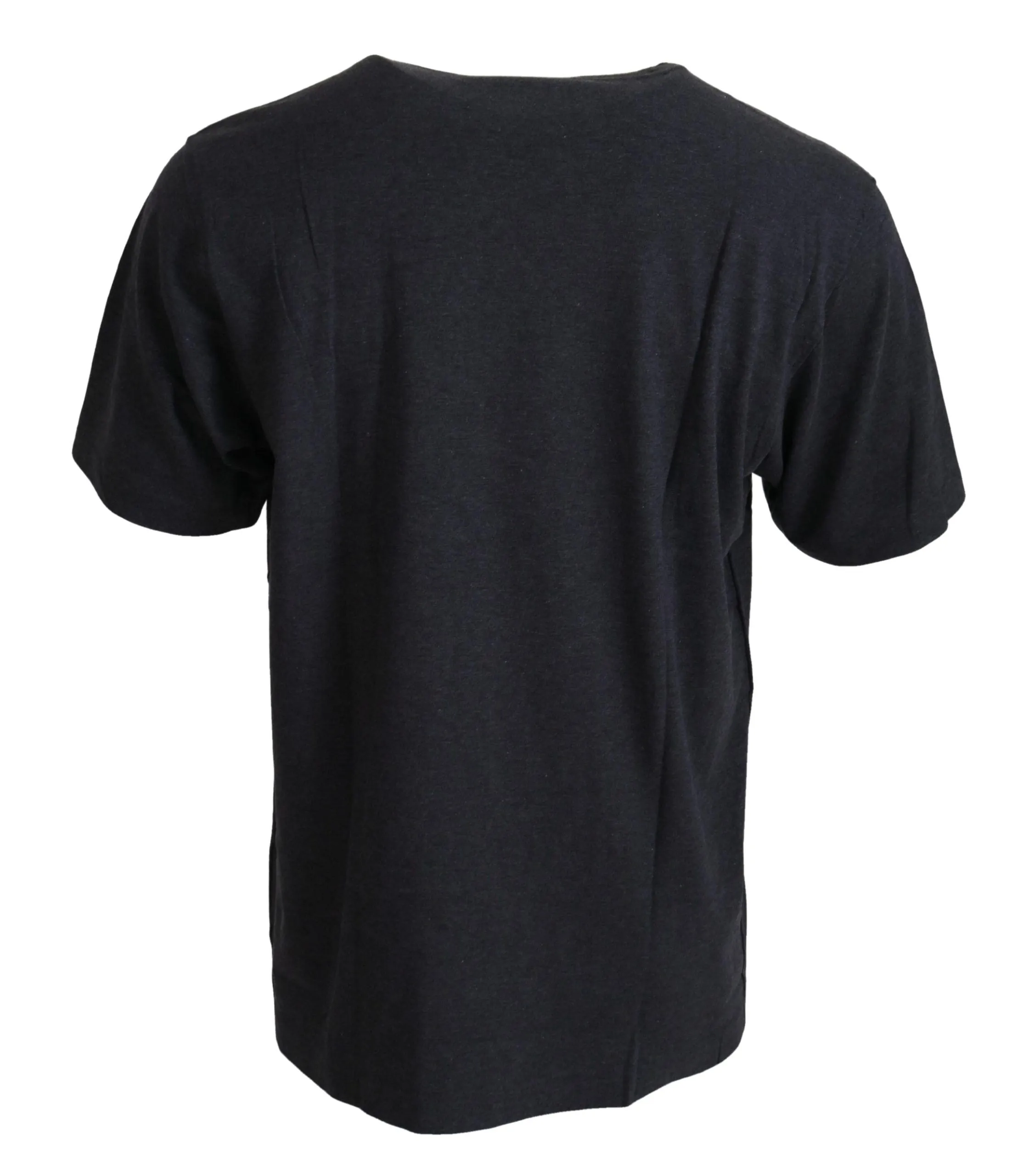 Elegant Gray Motive Crew Neck T-Shirt sold by Louxly product image thumbnail 3