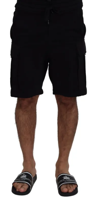 Elevate Your Summer: Classic Black Bermuda Shorts sold by Louxly