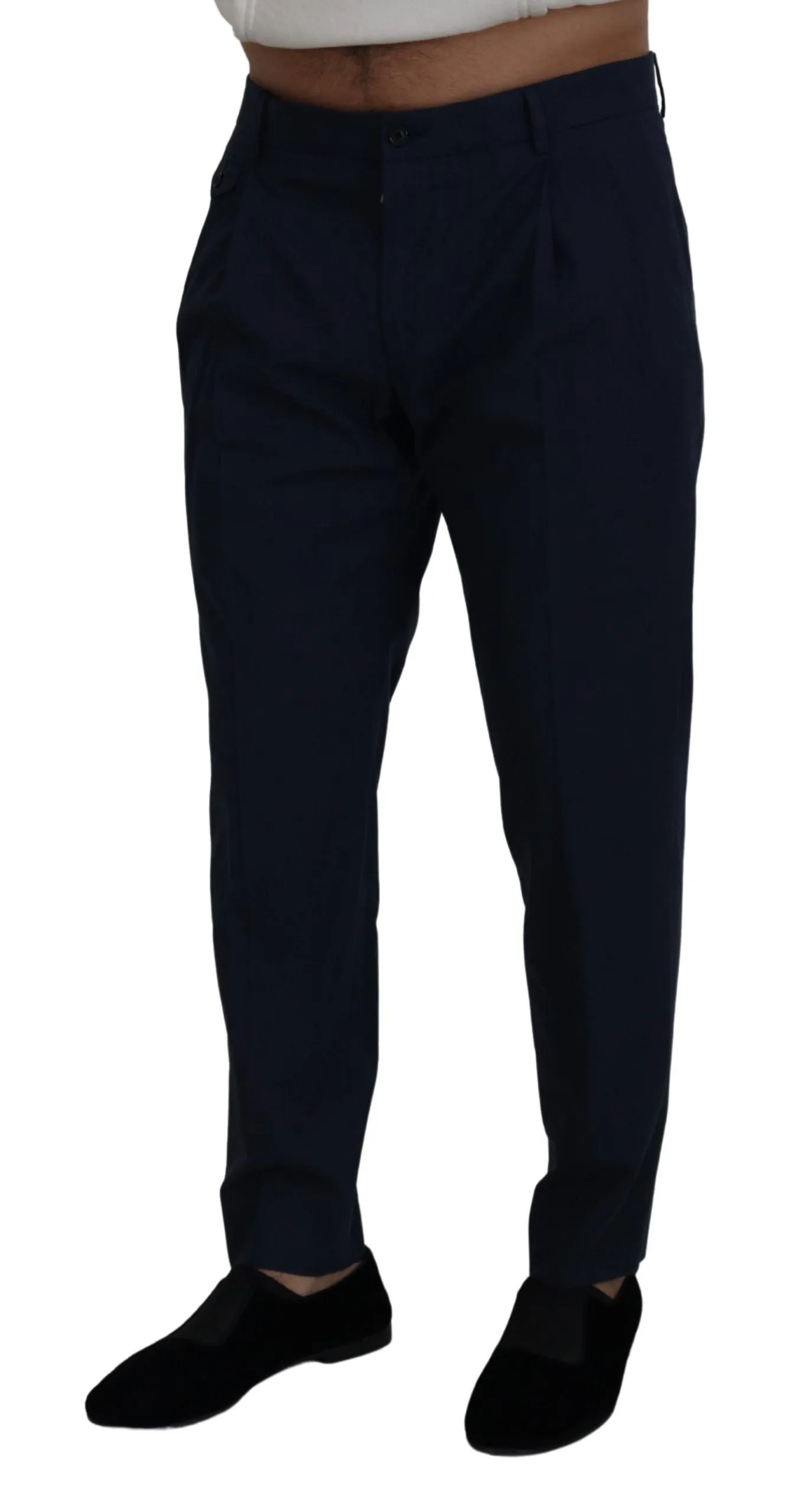 Chic Slim Fit Chinos in Blue sold by Louxly product image thumbnail 3