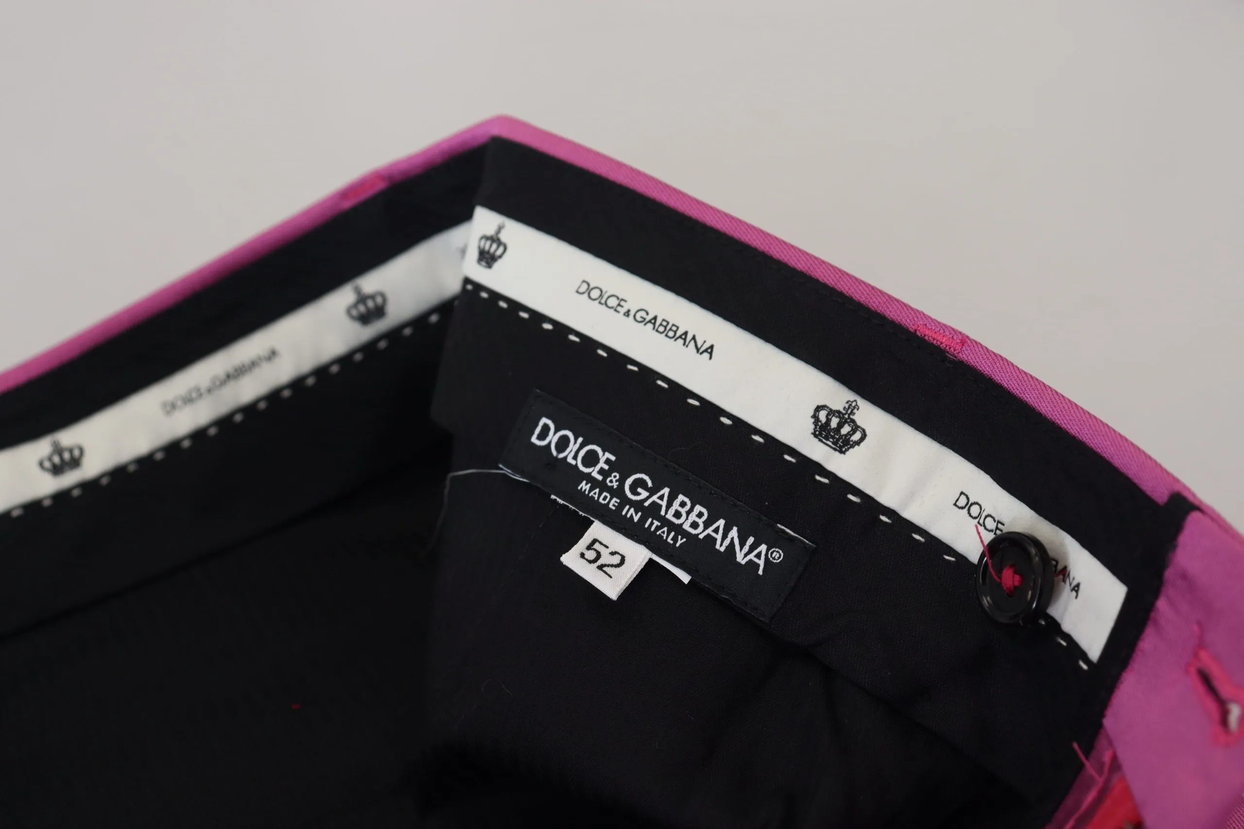 Elegant Slim Fit Formal Dress Pants in Pink sold by Louxly product image thumbnail 4