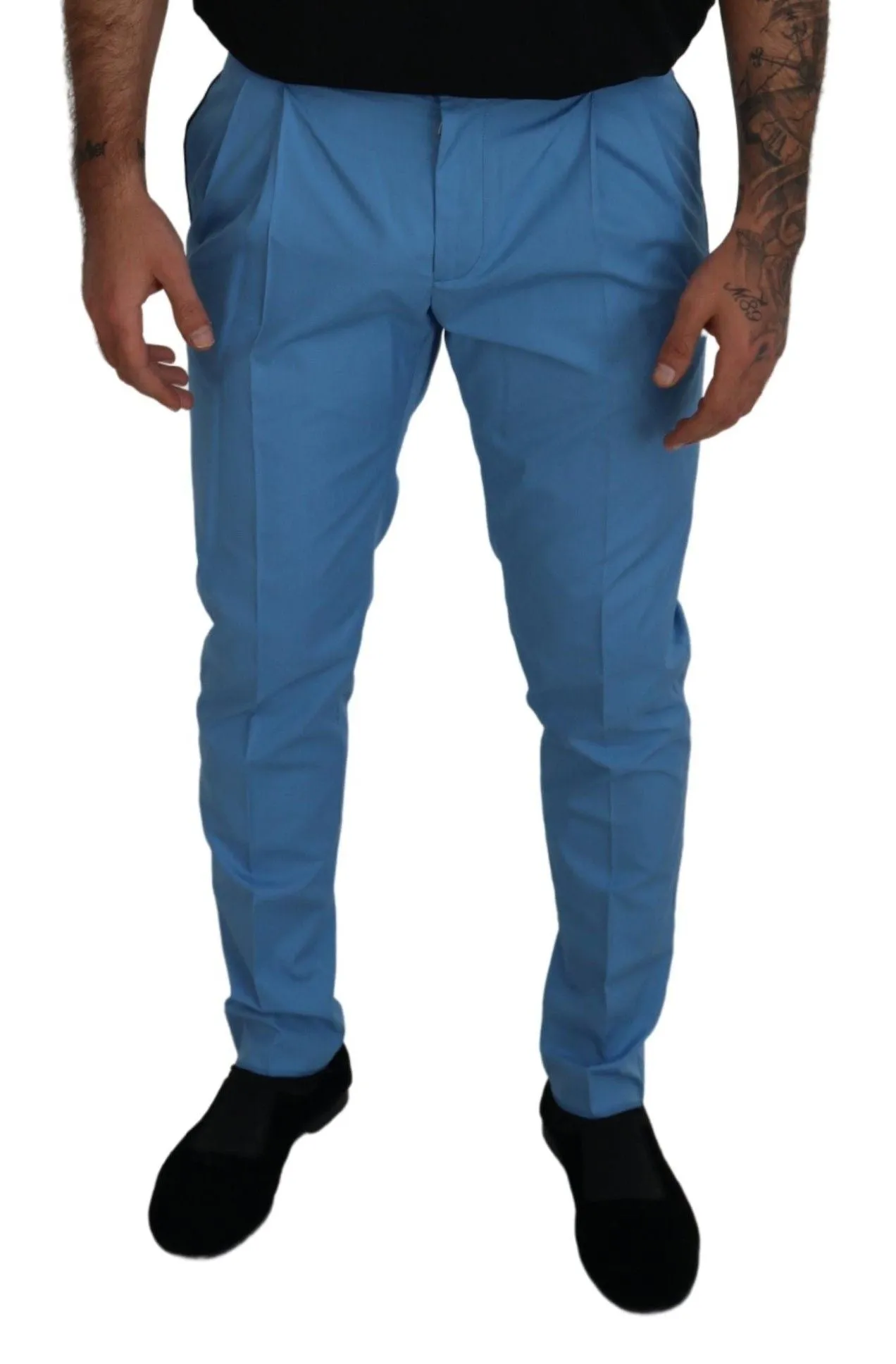 Elegant Slim Fit Chinos - Indulge in Italian Luxury sold by Louxly product image thumbnail 3