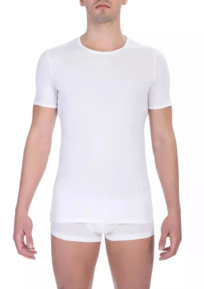 White Cotton Men T-Shirt sold by Louxly