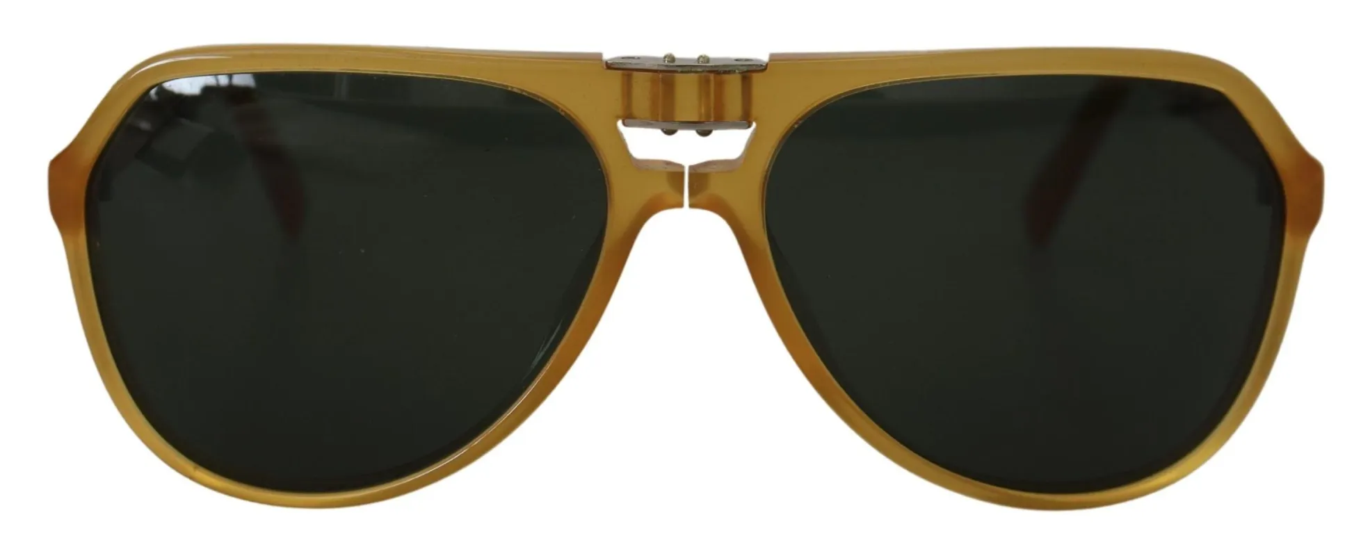 Chic Yellow Aviator Acetate Sunglasses sold by Louxly