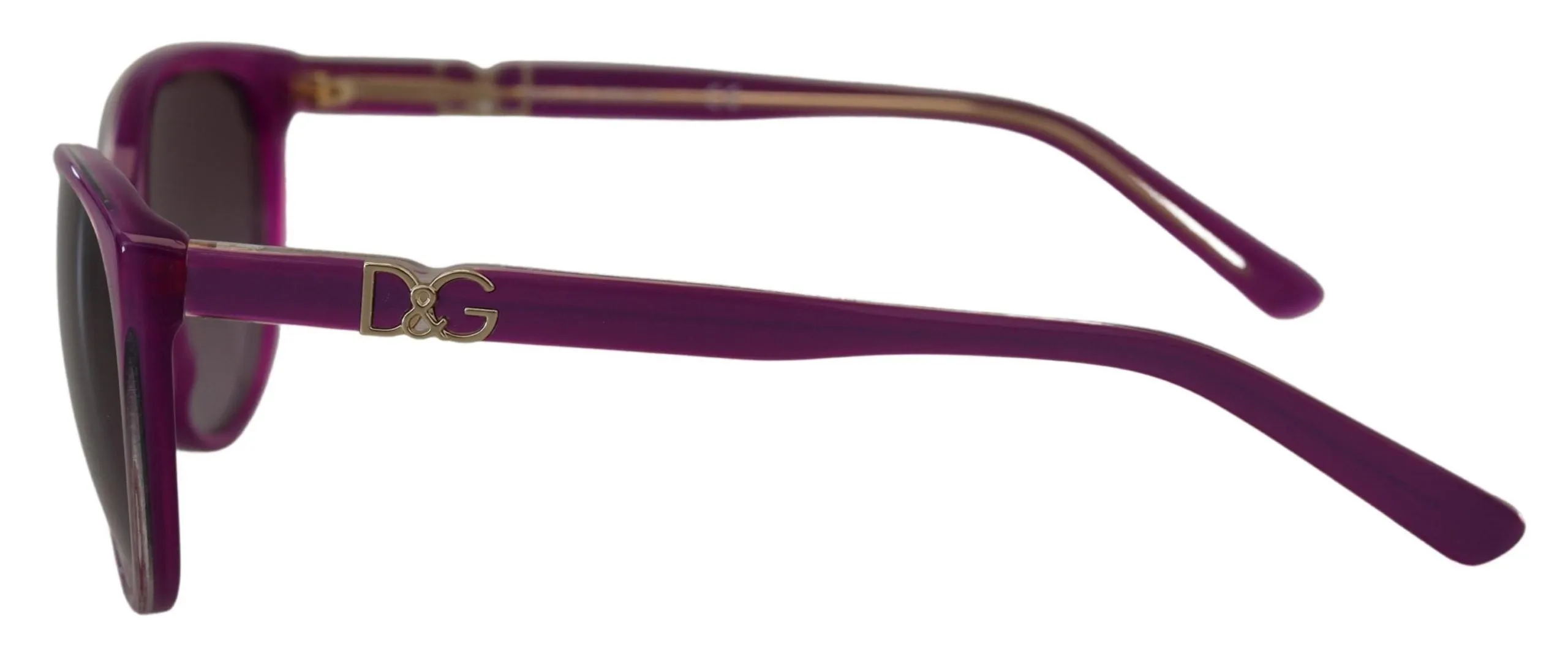 Chic Purple Acetate Round Sunglasses sold by Louxly product image thumbnail 4