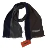 Elegant Multicolor Wool Scarf with Signature Embroidery sold by Louxly