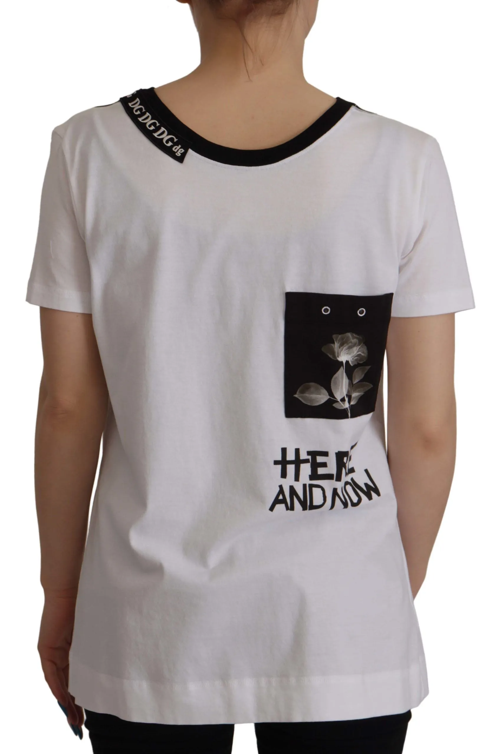 Elegant Round Neck Slogan Tee sold by Louxly product image thumbnail 2