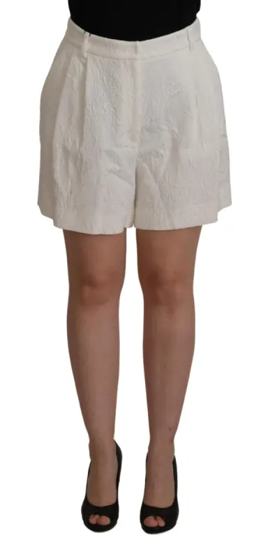 Elegant High Waist White Culotte Shorts sold by Louxly