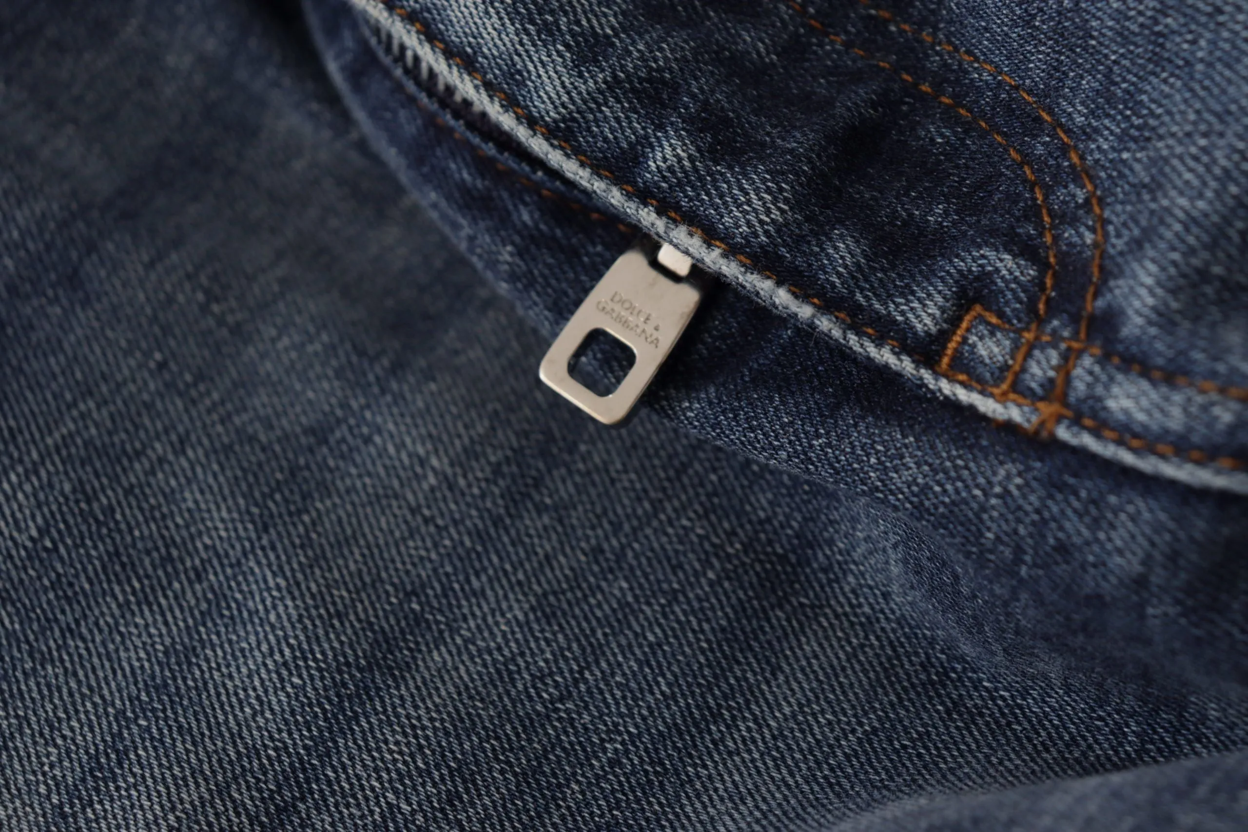 High Waist Skinny Designer Jeans in Blue sold by Louxly product image thumbnail 4