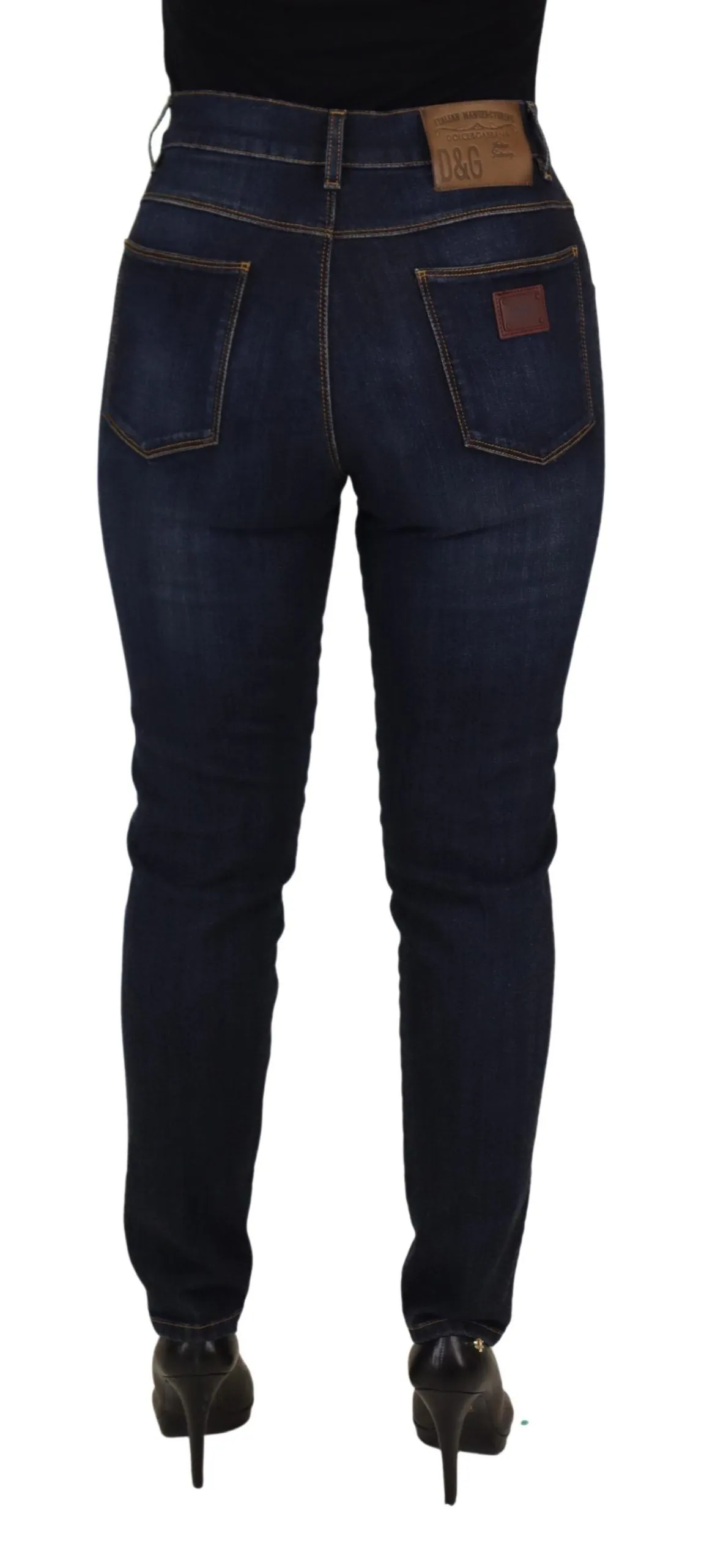 Elevate Your Denim Game with High Waist Skinny Jeans sold by Louxly product image thumbnail 2