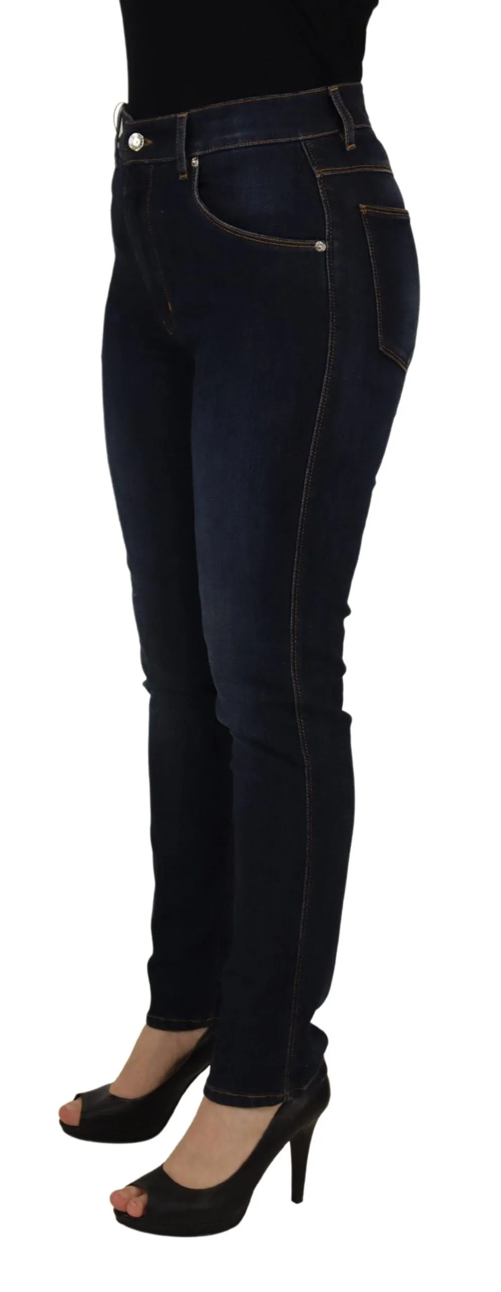 Elevate Your Denim Game with High Waist Skinny Jeans sold by Louxly product image thumbnail 3