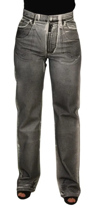 High Waist Grey Denim Elegance sold by Louxly