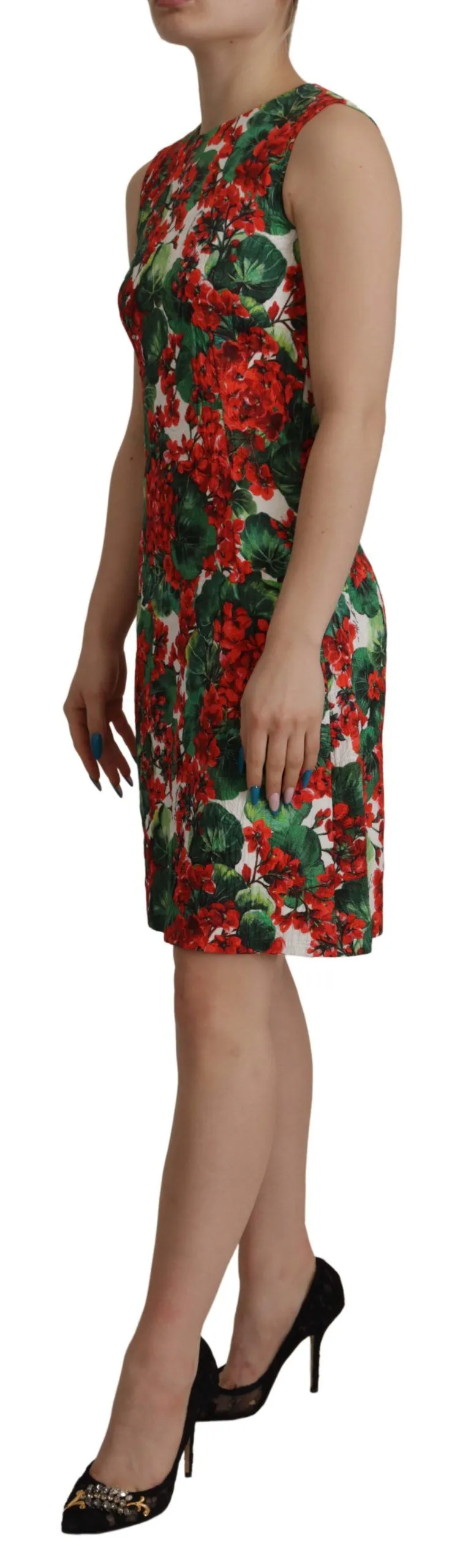 Multicolor Floral A-Line Dress sold by Louxly product image thumbnail 4