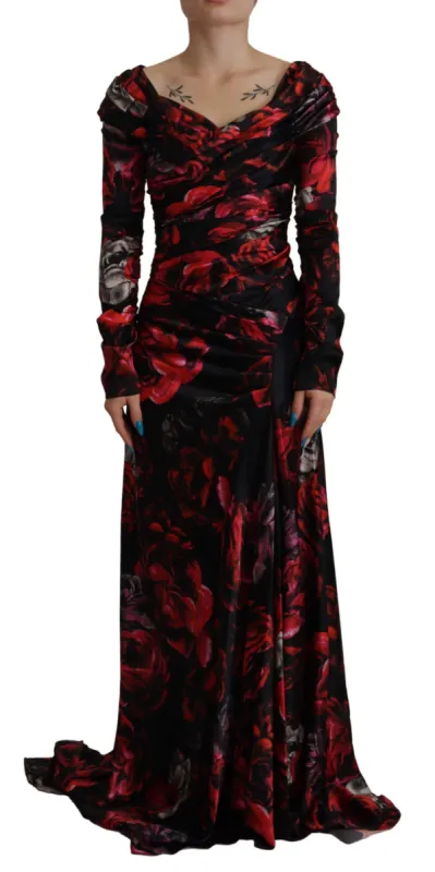 Elegant Floral A-Line Sheath Dress sold by Louxly