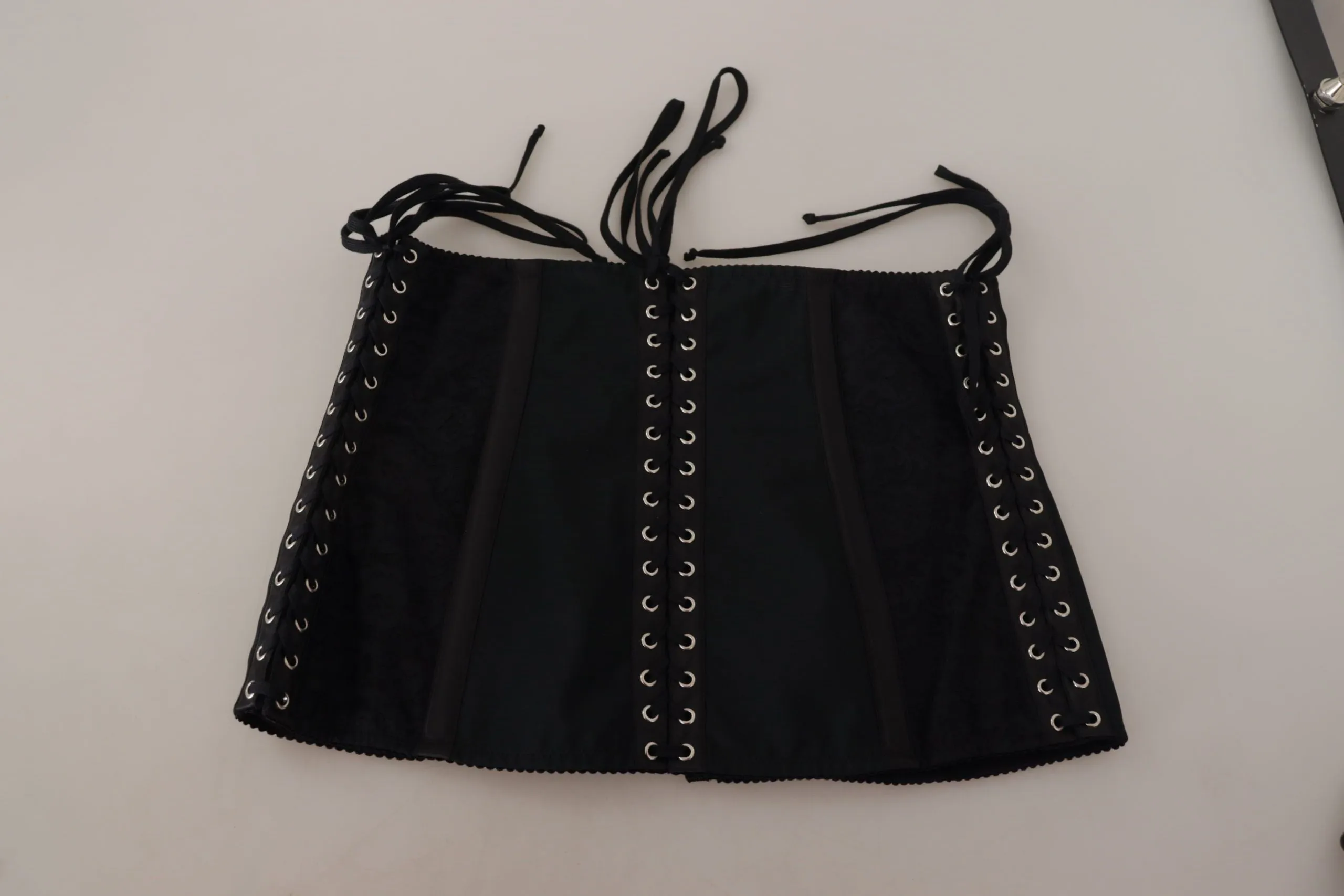 Elegant Black Corset Waist Strap Top sold by Louxly product image thumbnail 5