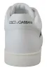Elegant White Leather Men's Sneakers sold by Louxly