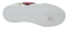 Elegant White Portofino Leather Sneakers sold by Louxly