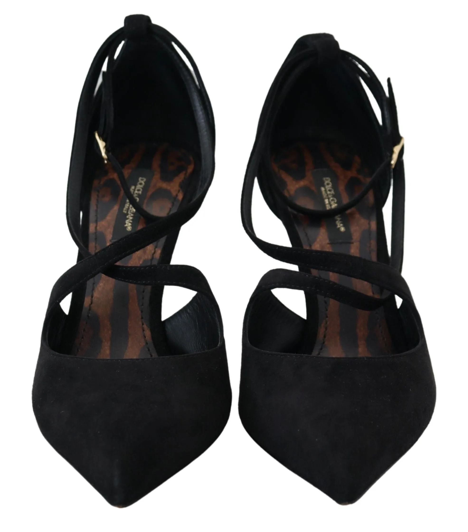 Elegant Ankle Strap Suede Heels sold by Louxly product image thumbnail 4