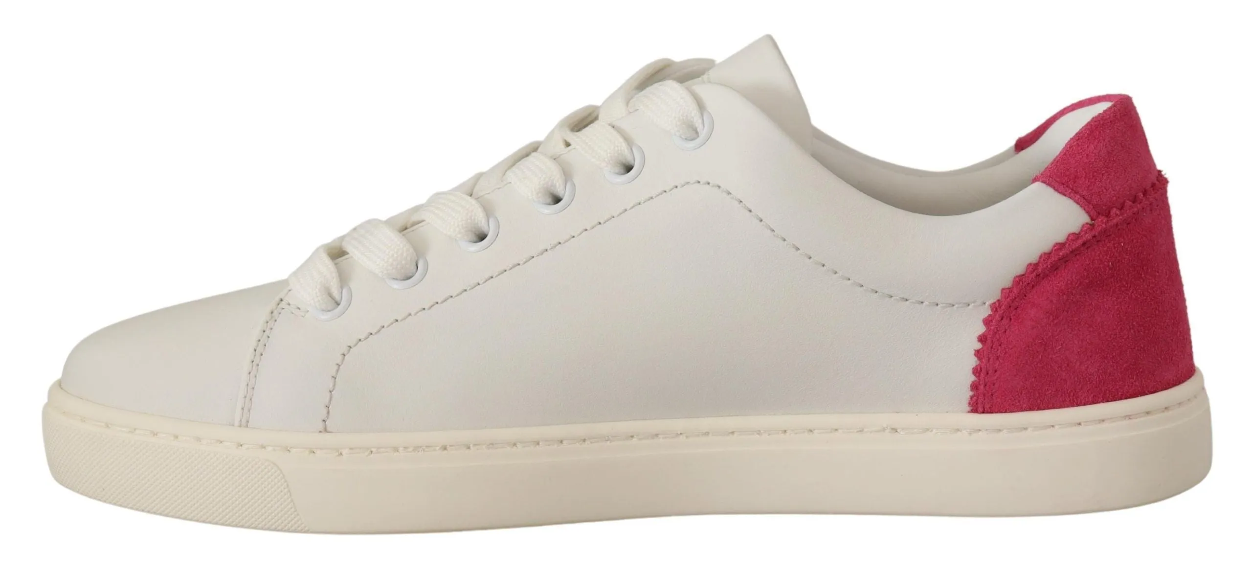 Elegant White Leather Low-Top Sneakers sold by Louxly product image thumbnail 4