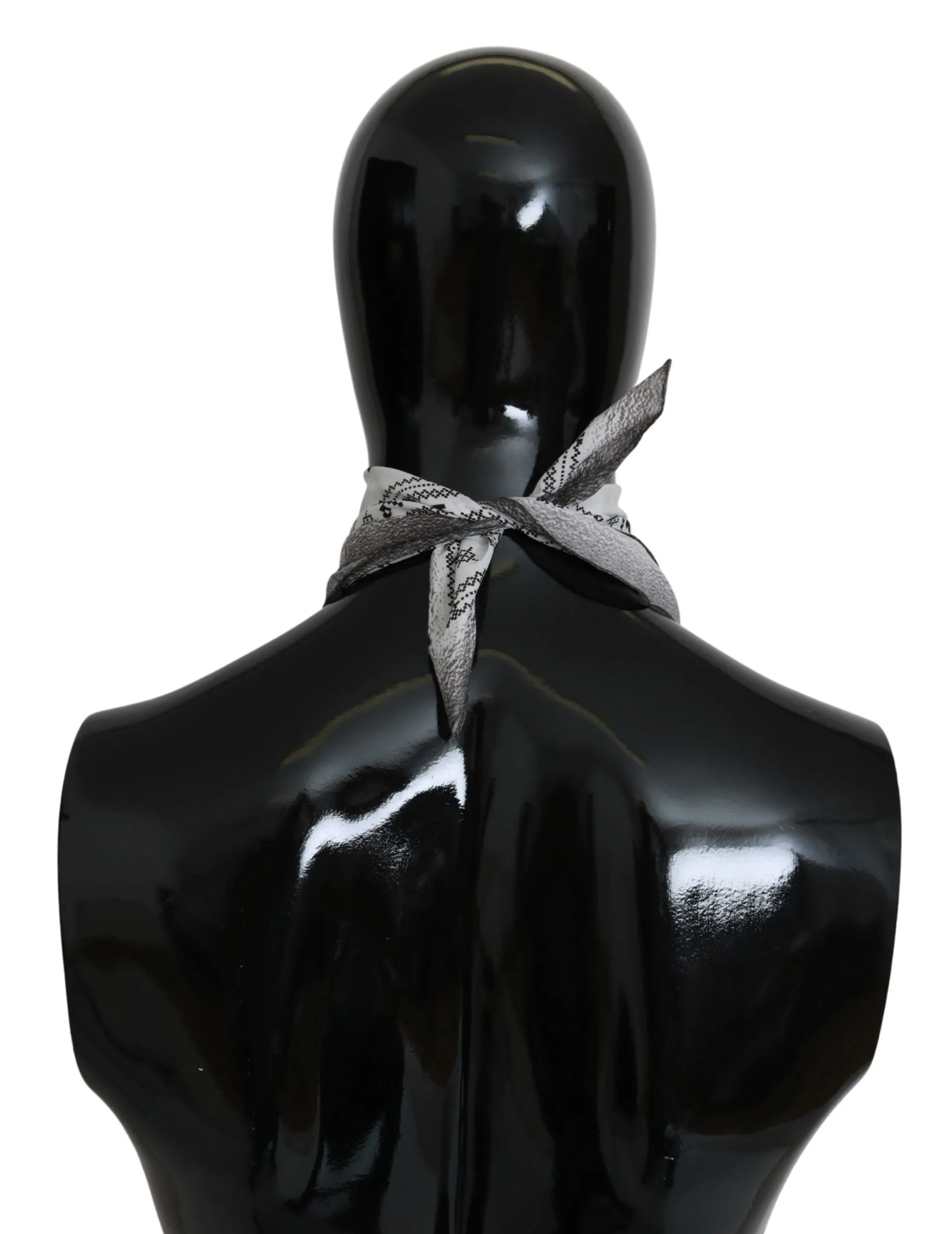 Chic White Cotton Men's Scarf sold by Louxly product image thumbnail 2