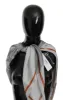 Elegant Floral Printed Silk Scarf sold by Louxly
