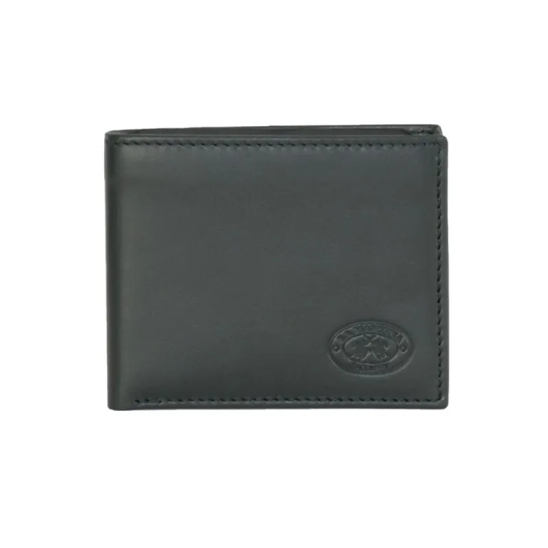 Black Calfskin Men Wallet sold by Louxly