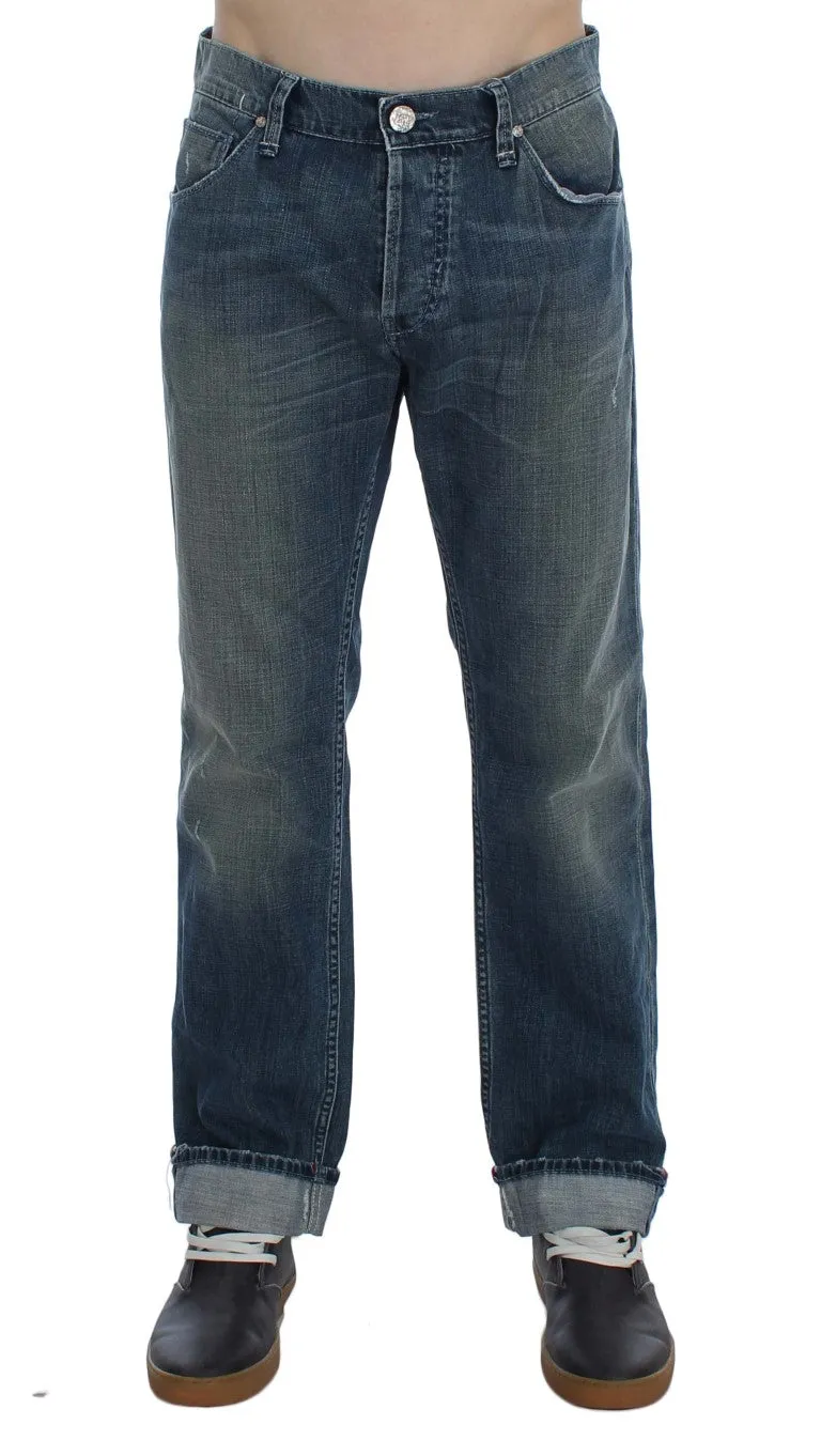 Elegant Regular Fit Blue Wash Denim sold by Louxly product image thumbnail 2