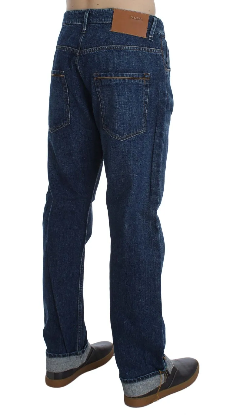 Chic Baggy Loose Fit Blue Jeans for Men sold by Louxly product image thumbnail 4